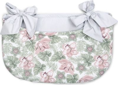 Amilian Betttasche zum Einhängen, Windelntasche, Aufbewahrungstasche, Spielzeugtasche, Babybetttasche, Organizer für Kinderbett, Laufgitter
