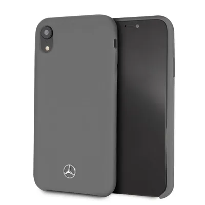 Zdjęcie produktu dla Silikonowe etui ochronne Mercedes MEHCI61SILGR iPhone Xr hard shell szary/szary