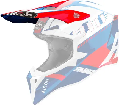 Zdjęcie produktu dla Frontino Casco Airoh WRAAAP Feel Blue Red Vorderer Helm Airoh WRAAAP Feel Blue Red