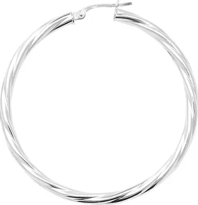 Produktbild von 925 Sterling Silber Damen - Paar Creolen - 40mm; TRS11518MM40
