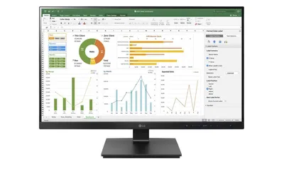 Produktbild von LG 24BN650Y-B, 60,5 cm (23.8"), 1920 x 1080 Pixel, Full HD, LED, 5 ms, Schwarz