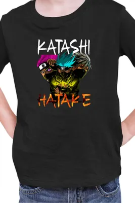 Obrázok produktu pre Detské tričko Kid Naruto Kakashi Hatake 09, 12-13 Rok - 152 / čierna