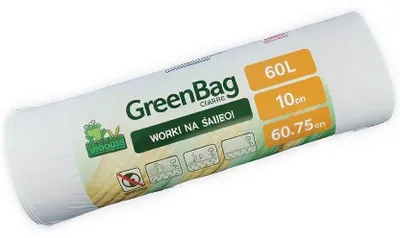 Immagine prodotto di Sacchetti per rifiuticompostabili 60l (10 pezzi/rotolo)