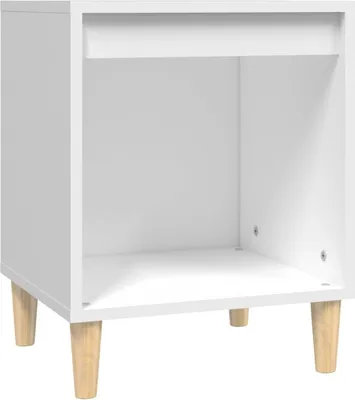 Produktbild von Nachttisch Weiß 40x35x50 cm Holzwerkstoff