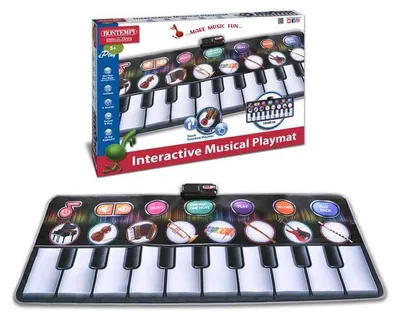 Produktbild von Bontempi Interactive Musical Playmat, Musikspielzeug, 5 Jahr(e), AA, 750 g, Schwarz