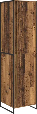 Produktbild von vidaXL Warderobe mit Speicher Altholz 50 x 50 x 200 cm Holzwerkstoff