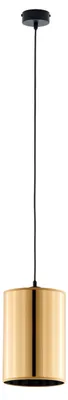 Obrázok produktu pre Závesná lampa CORTINA, zlatá a čierna, 1xE27x40W, kov, rozmery: 100x18x18 cm, IP20, Jupiter