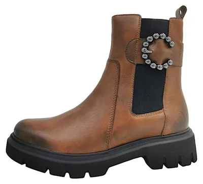 Imagen del producto de Remonte: Zapatos y botas para mujer, con cremallera, color marrón, estilo casual