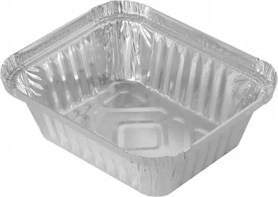 Produktbild von 20x Alu-Servierschale Aluschale Grillschale  470ml 145x120x41mm