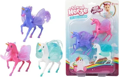 Produktbild von Toi Toys Mini Einhörner 3 Stück auf Karte