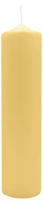 Produktbild von Spitzkopf Stumpen Kerzen Grapefruit Hellgelb 30 x Ø 7 cm, 6 Stück
