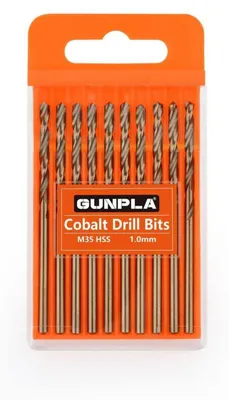 Zdjęcie produktu dla Zestaw wierteł spiralnych, 10 sztuk, 1 mm, M35, HSS, wiertła stalowe, wiertła do metalu, wiertła do żelaza