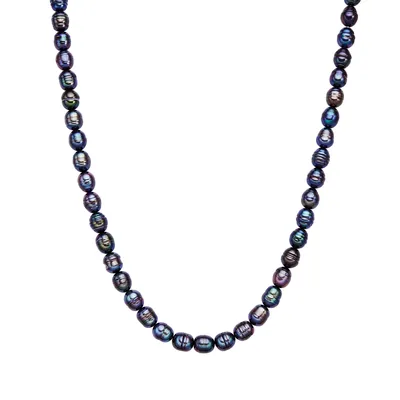 Produktbild von Valero Pearls Perlen-Kette Sterling Silber Süßwasser-Zuchtperle 40,0 cm Basiskette + 5,0 cm Verlängerung 50100077