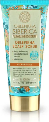 Immagine prodotto di Natura Siberica Oblepikha Siberica Scrub per il cuoio capelluto Scrub all'olivello spinoso 200 ml