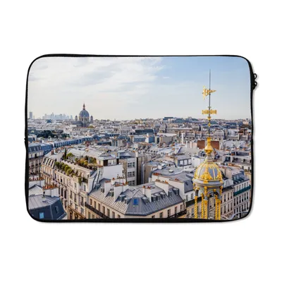 Produktbild von MuchoWow® Laptop Hülle 13 Zoll Frankreich - Bauwerke - Vogelperspektive Laptoptasche - Laptophülle - Sleeve - Rundumschutz