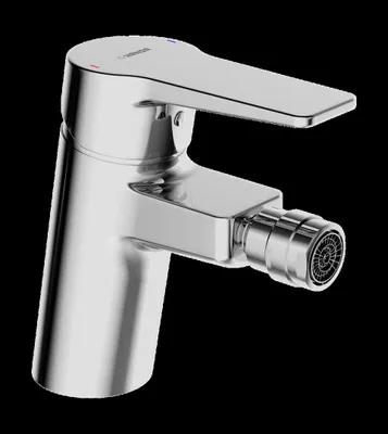 Immagine prodotto di HANSA HANSATWIST robinetterie pour bidet, avec vidage, saillie : 121 mm, 09063283, 09063283
