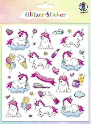 Image de URSUS Autocollants pailletés Fun Motif 01