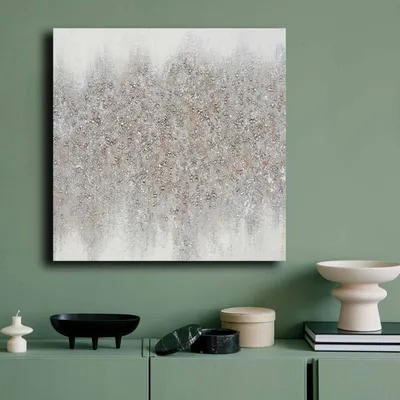 Produktbild von Wallity, 7070GSC-006, Dekorative Leinwandmalerei, Mehrfarbig, 100 % LEINWAND, 70 x 70 cm
