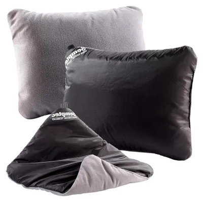 Produktbild von Kissen aufblasbar: 2er Pack Aufblasbares Wende-Kopfkissen, 37 x 28 cm (Camping Kissen aufblasbar, Reisekissen Nackenkissen, Zelt)