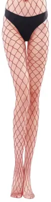 Productafbeelding van Netkousenbroek - Netkousen - Rood - 2 stuks - One size - Voor een elegante look - Kousen - Broekjes - CHPN