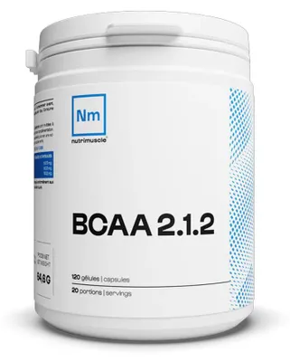 Image de BCAA 2.1.2 (120 gélules)