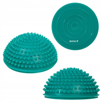 Produktbild von DrFit Sensorischer Igelball Halbkugel für Übungen und Reha