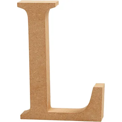 Produktbild von buchstabe L MDF 13 cm