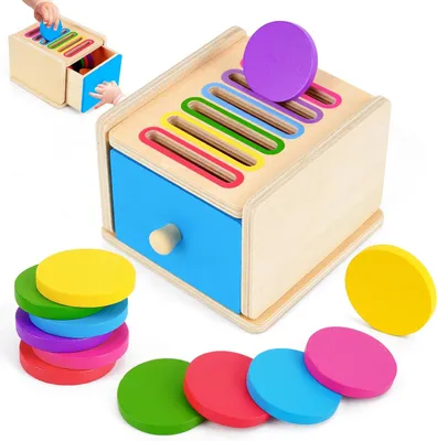 Zdjęcie produktu dla Drewniane zabawki edukacyjne Montessori dla dzieci w wieku 1-3 lata