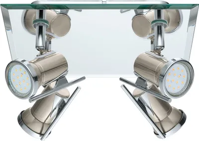 Produktbild von Eglo 31267 TAMARA 1 LED Spot 4x3W Nickel-Matt Chrom IP44
