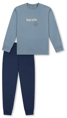Productafbeelding van Schiesser jongenspyjama set, joggingbroek - maten 140 tot 176