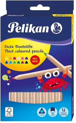 Produktbild von Farbstift 5mm VE=10x12 Stück farbig sortiert