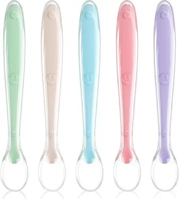 Immagine prodotto di Biscottini per neonati - Silicone - 5 pezzi - Senza BPA - Multicolore