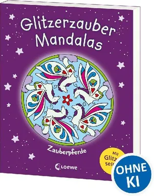 Produktbild von Glitzerzauber-Mandalas - Zauberpferde