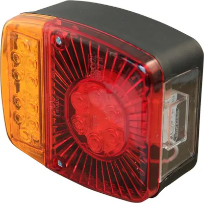 Was Zadné svetlo štvorcové LED 101 x 121 x 56 Ľavý a/alebo pravý 475-W18UD+WAS