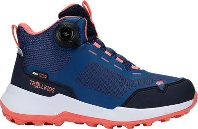 Produktbild von Trollkids Kids Trollfjord Hiker Mid Jungen Wanderschuhe Blau 482-185 Grösse 32