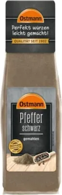 Produktbild von Ostmann Pfeffer schwarz gemahlen Beutel 50g