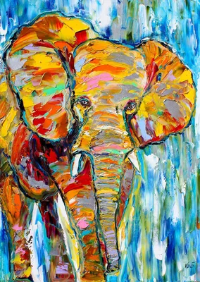 Image de ENJOY Puzzle Eléphant coloré 1000 pièces