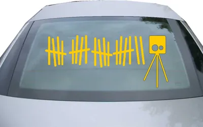 Produktbild von Indigos UG - Aufkleber Heckscheibe & Motorklappe DE2025 - gold - 600x257 mm -  - Auto Scheiben Fenster Heckklappe Tuning Racing JDM - Die cut