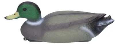 Dekorationsente aus Kunststoff, schwimmend, 34,5 x 13 cm, 170 g