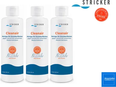 Produktbild von Cleanair - Reinigungs- und Geruchslösung für Wasserbetten - Sparpack 3x 250ml