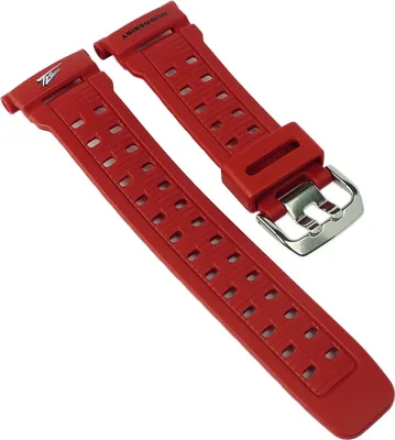 Produktbild von Casio G-Shock Ersatzband | Uhrarmband aus Resin rot für G-9000TLC-4ER