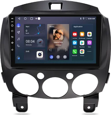Obrázok produktu pre DAB android13 Navi für Mazda2 2007-2013 9" Autoradio  GPS Sat DSP 8+256G WIFI USB FM BT 8core 4G RDS 2000*1200