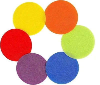 Produktbild von Kinderzitmarkersatz Kleurige Cirkelmarkierungen für Klassenräume - Ideal für Kindergarten - 6 Farben - 30 Stück