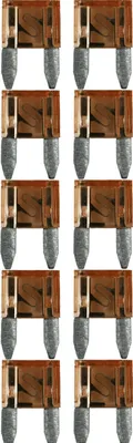 Produktbild von baytronic 10x Kfz-Flachstecksicherung Mini hellbraun 5A