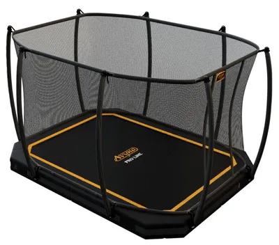 Produktbild von Avyna Trampolin, Einbaubedingung, 380x255 cm (238), mit Netz | Schwarz