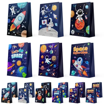 Immagine prodotto di Sacchetti regalo a tema spaziale per feste