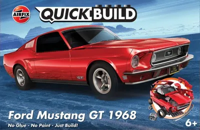 Zdjęcie produktu dla Airfix Quickbuild Ford Mustang GT 1968