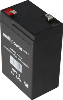 Produktbild von Multipower MP4.5-6 Blei Akku mit 4,8mm Faston Kontakten