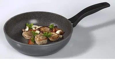 Produktbild von Stoneline DEEP FRY PAN 7355 Bratpfanne, 24 cm max. Durchmesser, Gusseisen/Gussaluminium, Induktionsherd-geeignet, Antihaftbeschichtung