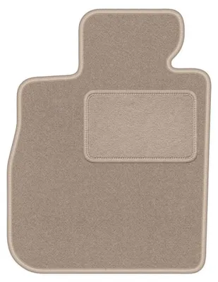 Productafbeelding van Velours bestuurdersmat voor BMW 8-serie G14 2019-2022 (cabrio) – beige, op maat – Wielganizator LUX